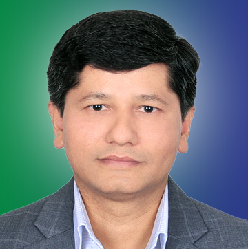 Management team, photo of CA Achyut Raj Joshi